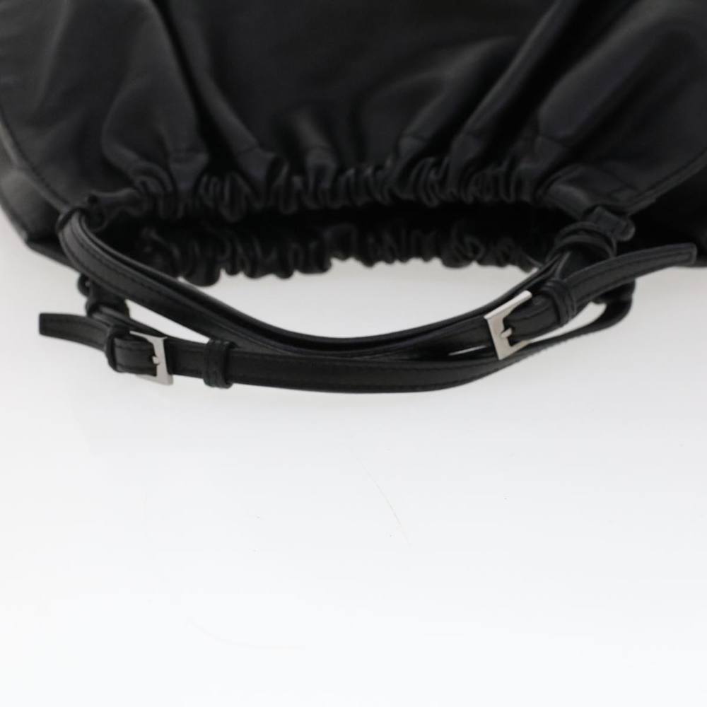 GUCCI Hand Bag Leather Black 76554 Auth bs6473 - Picture 7 of 16